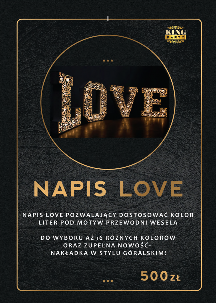 NAPIS LOVE KING PARTY